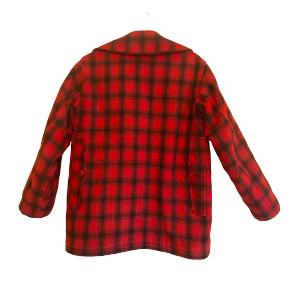 Vintage Woolrich Jacket Wool Plaid Men’s Hunting Coat Flannel Shacket - Picture 6 of 17